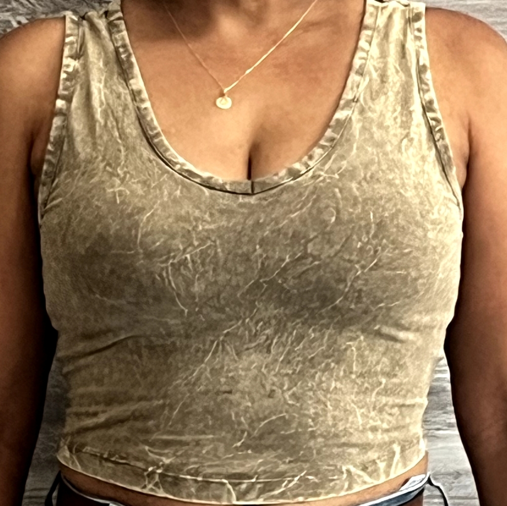 Zenana Mineral Wash Tank Top